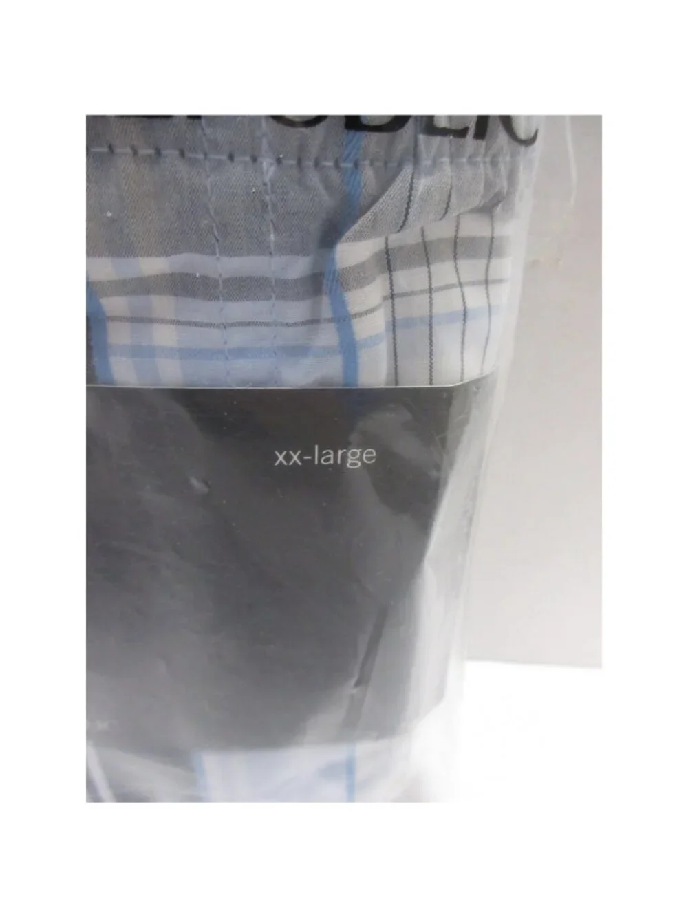 Banana Republic Underwear XXL Boxer Shorts Plaid Cotton Deadstock NEW